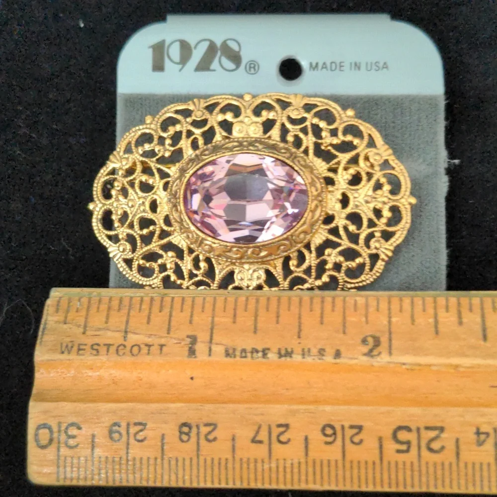 1928 Brand Brooch - Picture 3 of 5